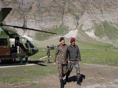 
      
      Northern Army Commander reviews security in Kashmir valley
      
      