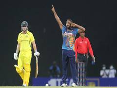 
      
      'I think as a batsman while bowling', reveals SL's Karunarate
      
      