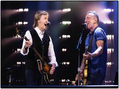 
      
      Bruce Springsteen, Jon Bon Jovi and Paul McCartney come together 
      
      