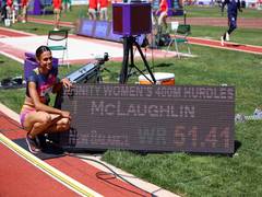 
      
      Olympic champ Sydney McLaughlin breaks world 400m hurdles record
      
      