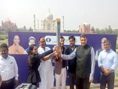 
      
      Uttar Pradesh: Chess Olympiad Torch relay reaches Agra
      
      
