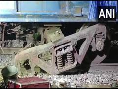 
      
      Goods train derails in UP's Rampur, further details awaited
      
      