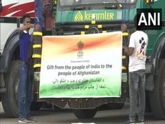 
      
      India sends 2500 MT more wheat in humanitarian aid to Afghanistan
      
      