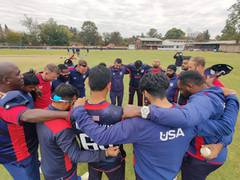 
      
      T20 World Cup Qualifier B: USA beat Jersey by 8 wickets on Day 1
      
      