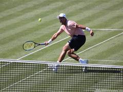 
      
      Johnson makes good start in Newport, defeats Kozlov
      
      