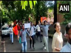 
      
      ABVP protests killing of BJP worker in Karnataka 
      
      