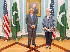 
      
      US, Pakistani diplomats discuss Pakistan food security 
      
      