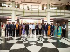 
      
      Jaishankar interacts with Indian Foreign Service officers
      
      