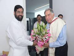 
      
      Maharashtra CM meets Ratan Tata at his Mumbai residence
      
      