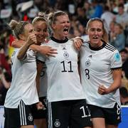 
      
      Alexandra Popp brace seals Germany's spot in finals of Euro 2022 
      
      