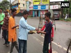 
      
      West Bengal: BJP workers rejoice, distribute sweets in Birbhum
      
      