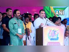 
      
      BJP dividing people, spreading hatred in Karnataka: Rahul Gandhi
      
      
