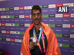
      
      Would like to dedicate this medal to my father: Sreeshankar
      
      