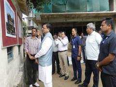 
      
      CM Dhami inspects under-construction 'Uttarakhand Niwas' in Delhi
      
      