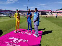 
      
      CWG 2022: Australia win toss, opt to bat first against India
      
      