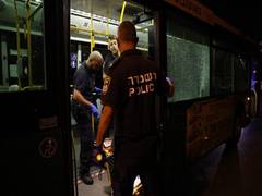 
      
      Eight injured as gunman opens fire at Jerusalem bus
      
      