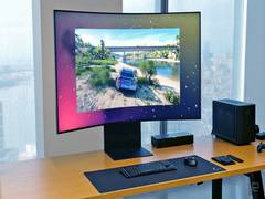 
      
      Samsung's Odyssey Ark, massive 55-inch 165Hz gaming monitor
      
      