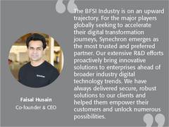 
      
      Synechron paves the road for BFSI industry's progressive...
      
      