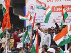 
      
      Communal harmony, patriotism to fore at Tiranga Yatra in Surat
      
      