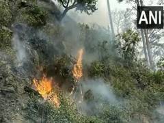 
      
      J & K: Forest area in Udhampur under blaze for last 4 days
      
      