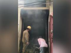 
      
      Delhi: Fire breaks out a house in Badli extension, 8 rescued
      
      