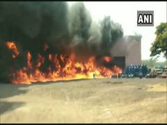 
      
      Fire breaks out at paint factory in Raipur's Rawabhata...
      
      