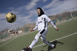 
      
      35 female Afghan footballers, who escaped Afghanistan after...
      
      