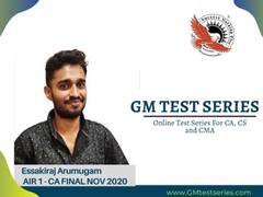 
      
      GM Test Series providing excellence in professional courses...
      
      