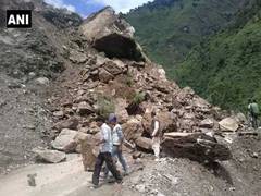 
      
      Uttarakhand: Landslide disrupts movement on local bridge
      
      