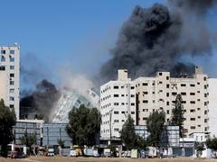 
      
      Israel destroys Gaza tower housing international media offices
      
      