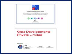 
      
      Gera Developments is the only Real Estate player in the Asia...
      
      