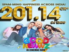 
      
      'Good Newwz' joins Rs 200 crore club
      
      