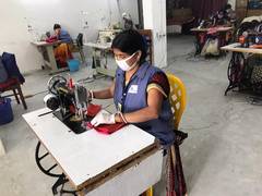
      
      Superwomen working round the clock to make masks for all
      
      