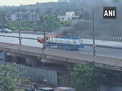 
      
      Oil tanker catches fire in Mumbai
      
      