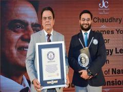 
      
      JC Chaudhry achieves the First Guinness World Record on...
      
      