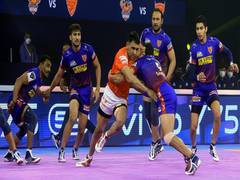 
      
      PKL: Delhi dominate Gujarat, move to top of points table
      
      