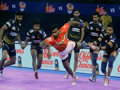 
      
      PKL: Gujarat Giants beat Telugu Titans to keep playoff hopes alive
      
      