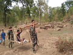 
      
      C'garh: CRPF personnel carry ailing teenager on cot for 8 km...
      
      