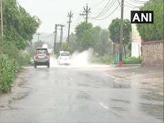 
      
      Rain lashes parts of Haryana's Manesar
      
      