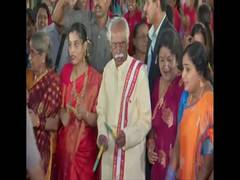 
      
      HP Guv takes part in Bathukamma celebrations in Hyderabad
      
      