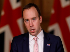 
      
      UK health secretary quits after admitting breaking COVID norms
      
      