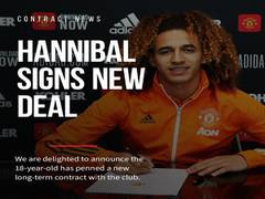 
      
      Hannibal Mejbri signs new long-term deal with Man Utd
      
      