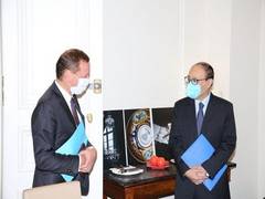 
      
      Foreign secretary meets advisor to French President, extends...
      
      