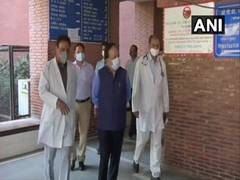 
      
      Union Health Minister surveys COVID-19 dedicated facility at...
      
      