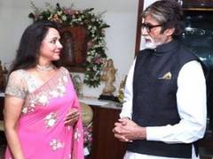 
      
      Hema Malini congratulates Amitabh Bachchan for  bagging...
      
      