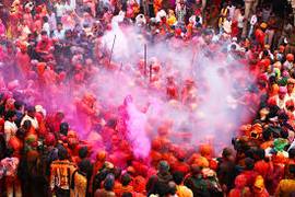 
      
      India celebrates Holi with usual fervour  
      
      