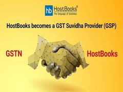 
      
      HostBooks selected as GST Suvidha Provider (GSP) by GSTN
      
      