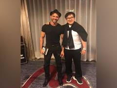 
      
      Hrithik's fanboy moment, meeting Jackie Chan in China
      
      