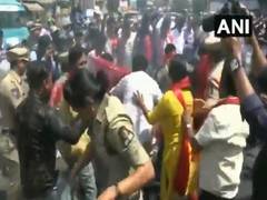 
      
      CPI members detained for trying to burn Amit Shah's effigy in...
      
      