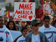 
      
      USA: Protests against Trump's policies as anti-immigrant...
      
      